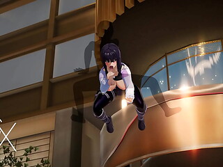 Anime Hentai Game Gaming Hinata Hyuga netorare fucks with lots of sex in various positions and Blowjob Naruto