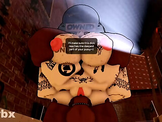 Detour in the alley leads to PAWG cop girl getting her pussy destroyed 18  (Roblox) [BLACKED]