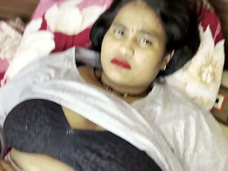 Desi Stepmom &amp_ Stepson Hot Facesitting Play on Bed