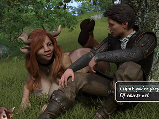 Sucking the Milky Tits of a Cow Girl