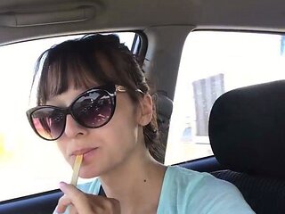 Amateur striptease and Solo masturbation
