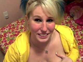 Amateur Blonde Blowjob CIM
