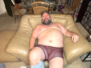 Relaxing with a Cold One and a Hot Cock