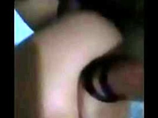 Young brunette gives a horny blowjob to her cheating husband while he