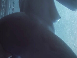 Pregnant Widowmaker Getting Her Tight Purple Pussy Fucked From Behind & Creampied