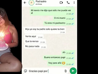 Charlando con mi nuevo padrastro