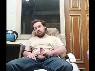 The sluggish cock of a Russian gay man itches from a long absence of masturbation! It'_s time to fuck!