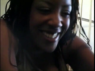 Big ass ebony sluts are hardcore fucked with a long white cock on the couch