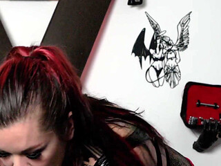 Horny Chubby Petgirl Humps Her Mistress's Leg Til She Cums