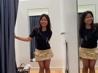 18-year-old Asian surrenders to his big white dick