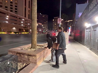 Raven and Justan outside quickie