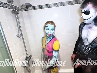 Jack and Sally Get Soapy in the Shower  Amateur Couple Fun