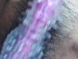 She Got Naked and Masturbated with a Dildo in Her Pussy
