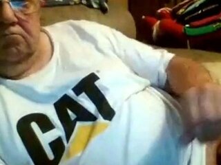 Daddy Strokes on Webcam