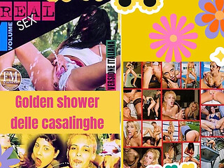 Housewives get covered in gold as they receive a golden shower