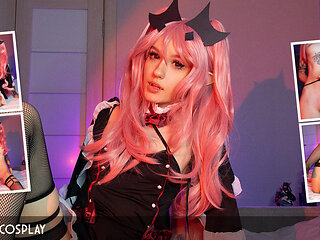 Buttplug Sex For Skinny Slutty Vamp Sunako K - NuCosplay