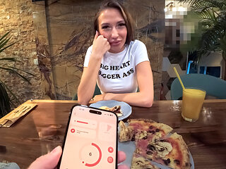 He Took Control Of My Vibrator On A Date And Give Me Multiple Orgasms