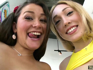 True Anal - Allie Haze and Lily Labeau Get Their Assholes Drilled