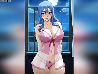 Juvia Lockser Lingerie Bikini Maid Bounce