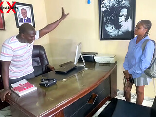 SEX OR LEAVE MY OFFICE. 4K