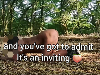 Showing Ass in Countryside