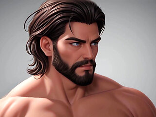 Unreal Hunks Handsome 3D Cgi Men