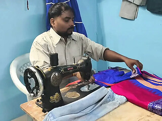 Indian tailor man fuck his costomer s wet pussy inside tailor shop in delhi