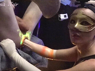 1st. Uv-neon Light Anal Fisting Experience of Adelina Noir and Fistdude