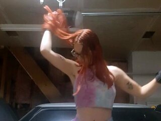 Amateur pantyhouse webcam teen strips and strokes her vagina