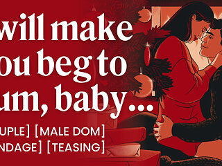 ASMR Audio Porn: Male Dom Secret Holiday Bondage at Parents' House - BDSM Teasing & Orgasm Control - Erotic Audio Roleplay for