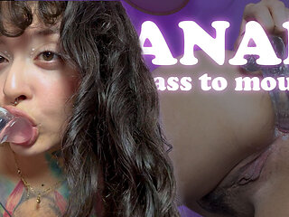 The Girl with Two Tongues and a Dirty Mouth Loves Ass to Mouth