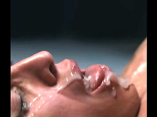 Futanari Facial Climax - Black Angel