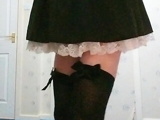 Lick My Blonde Sissy-maid Cum