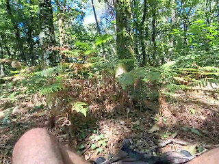 An hour of jerking in the middle of the forest, remi06cam4