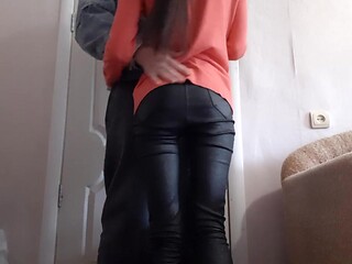 Romantic lesbian couple hornyly eat each other's pussy