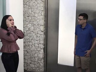 Lesbian cuckoldress watches her wife get rammed hard
