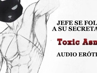 Jefe se folla a su secretaria [ASMR] [Audio ertico] [Voz de hombre]