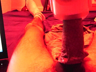 Sensitive Cock Ruined Orgasm Through Underwear Using Sextoys