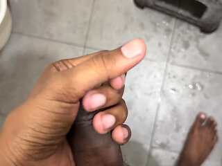 Shaking My Thick BBC in Stepsister Panties