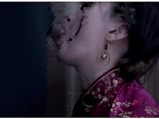 Female College Student Put On A Chinese Dress And Have A Blowjob And Cum In Mouth