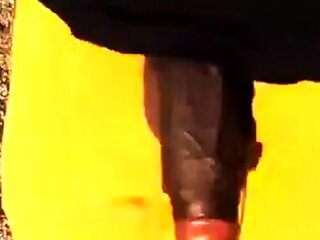 Big Black Cocks Outdoors