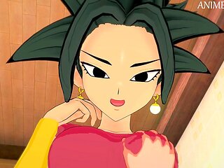 Uncensored 3D Dragon Ball Super Kefla manga porn with internal cumshot