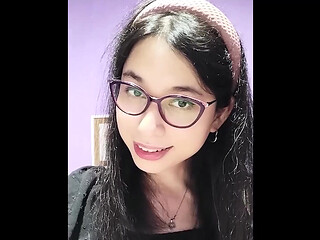 pinay tgirl DaniTheCutie gives you encouragement as you spend intimate time with her