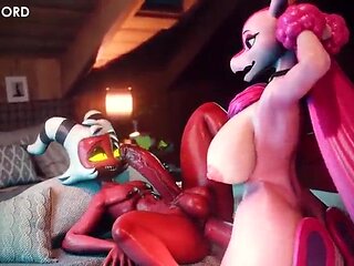 Moxxie Infernal Chief Rectal With Lovander Palworld