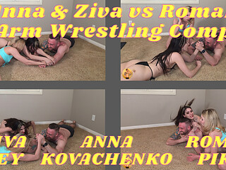 Anna Ziva Vs Roman Arm Wrestling 4K