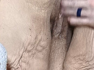 Big and Chunky Couple Fingering Her Wet Naughty Pussy Bubble