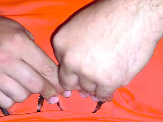 Pleasure glasses rub cummed