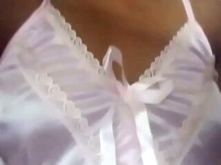 Naive Asian teen getting hot at home