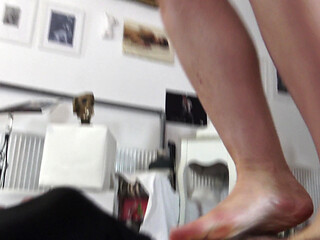 Russian Princess Face Trampling & Foot Gagging!