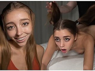 Manhandled By Her Roommate - Desperate Spanish Teen Fucked Like Meat - Tiktok Life - Mary Popiense